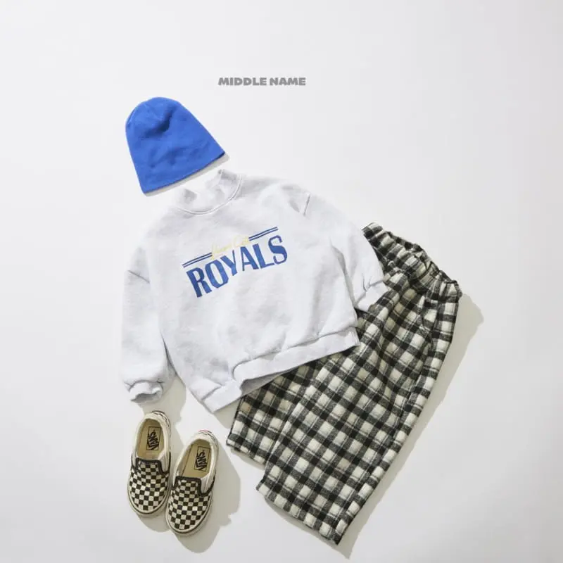 Middle Name - Korean Children Fashion - #childrensboutique - Fleece Check Pants - 5