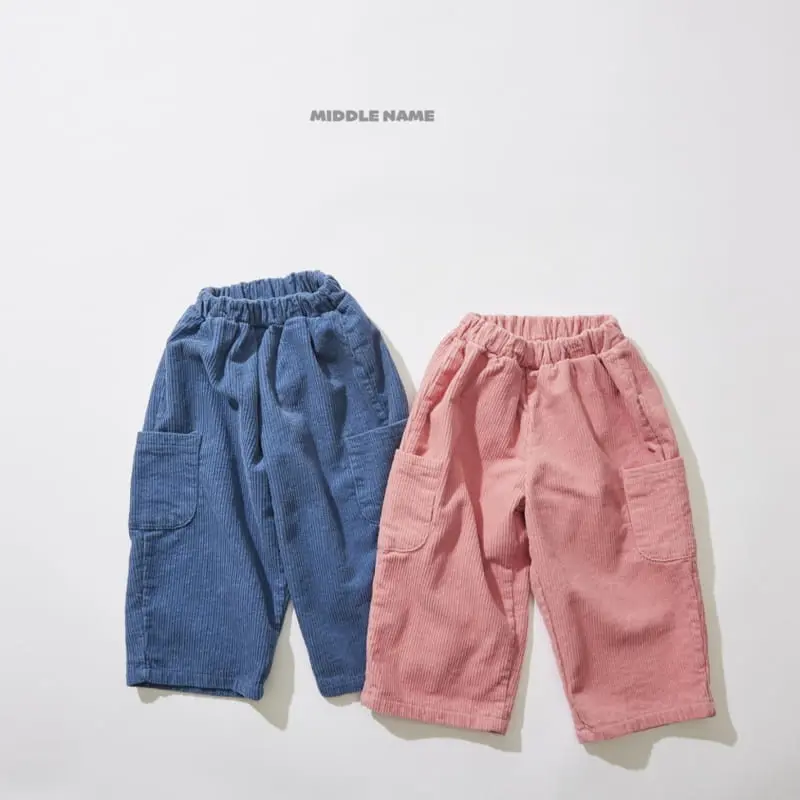 Middle Name - Korean Children Fashion - #childofig - Rib Pocket Pants - 4