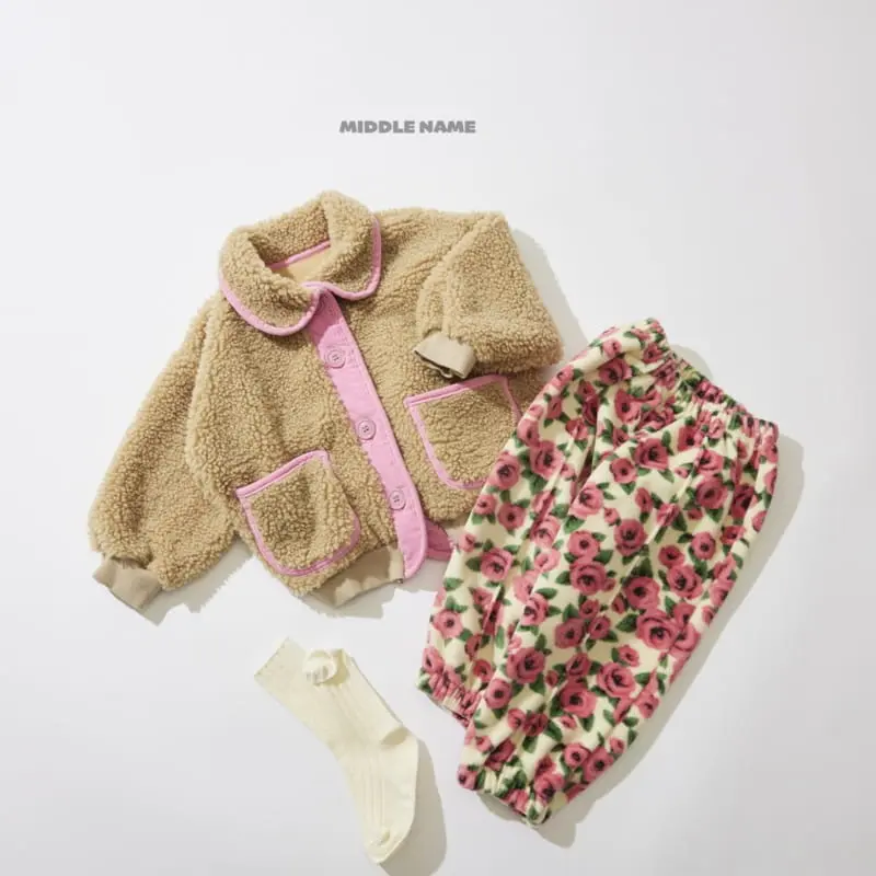 Middle Name - Korean Children Fashion - #magicofchildhood - Fleece Piping Jumper - 6