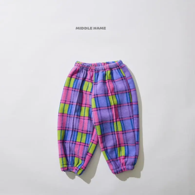 Middle Name - Korean Children Fashion - #magicofchildhood - Check Pintuck Pants - 2