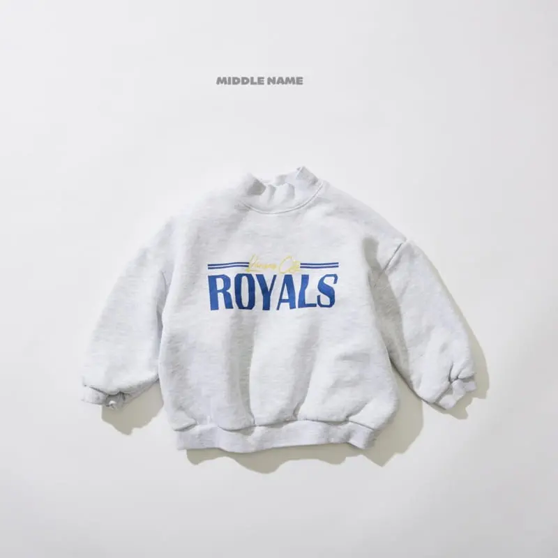 Middle Name - Korean Children Fashion - #magicofchildhood - Royal Sweatshirt