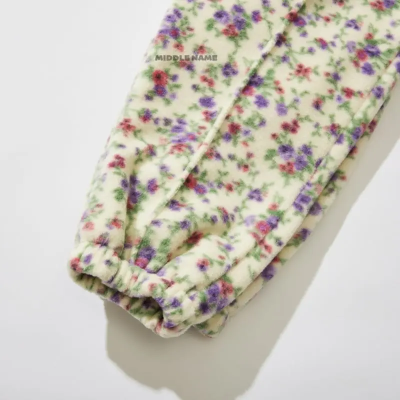 Middle Name - Korean Children Fashion - #magicofchildhood - Flower Pintuck Pants - 4