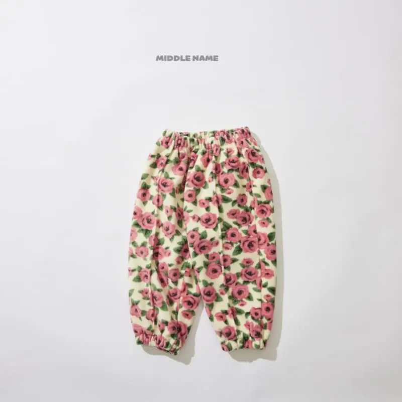 Middle Name - Korean Children Fashion - #todddlerfashion - Flower Pintuck Pants - 3