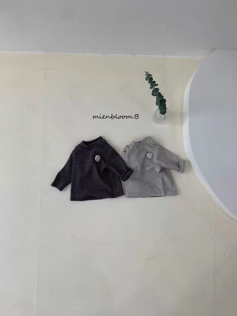 Mienbloom B - Korean Baby Fashion - #babygirlfashion - 23 Smile Turtleneck Tee - 2