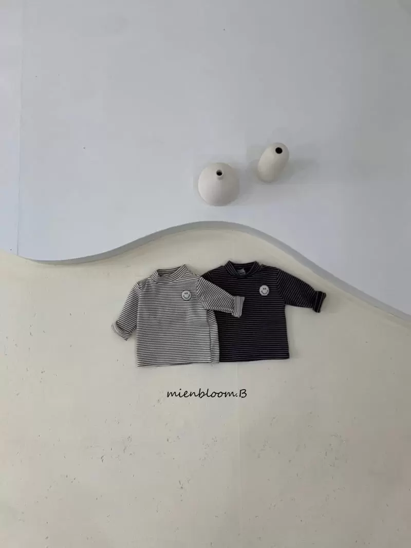 Mienbloom B - Korean Baby Fashion - #babylifestyle - 23 Smile Turtleneck Tee - 3