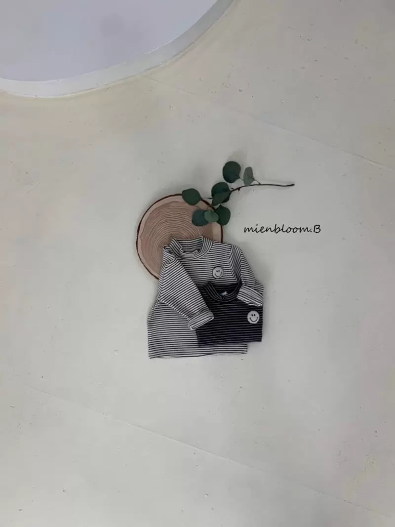 Mienbloom B - Korean Baby Fashion - #babyootd - 23 Smile Turtleneck Tee - 5