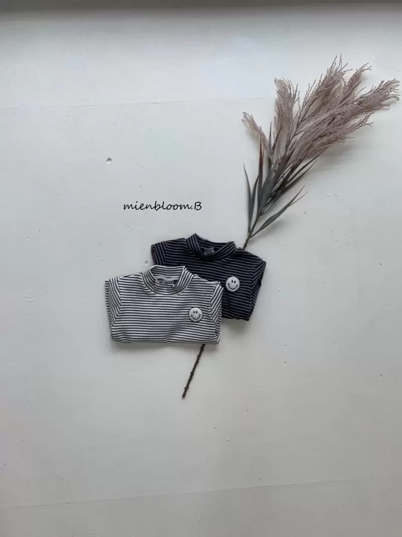 Mienbloom B - Korean Baby Fashion - #babyoutfit - 23 Smile Turtleneck Tee - 6