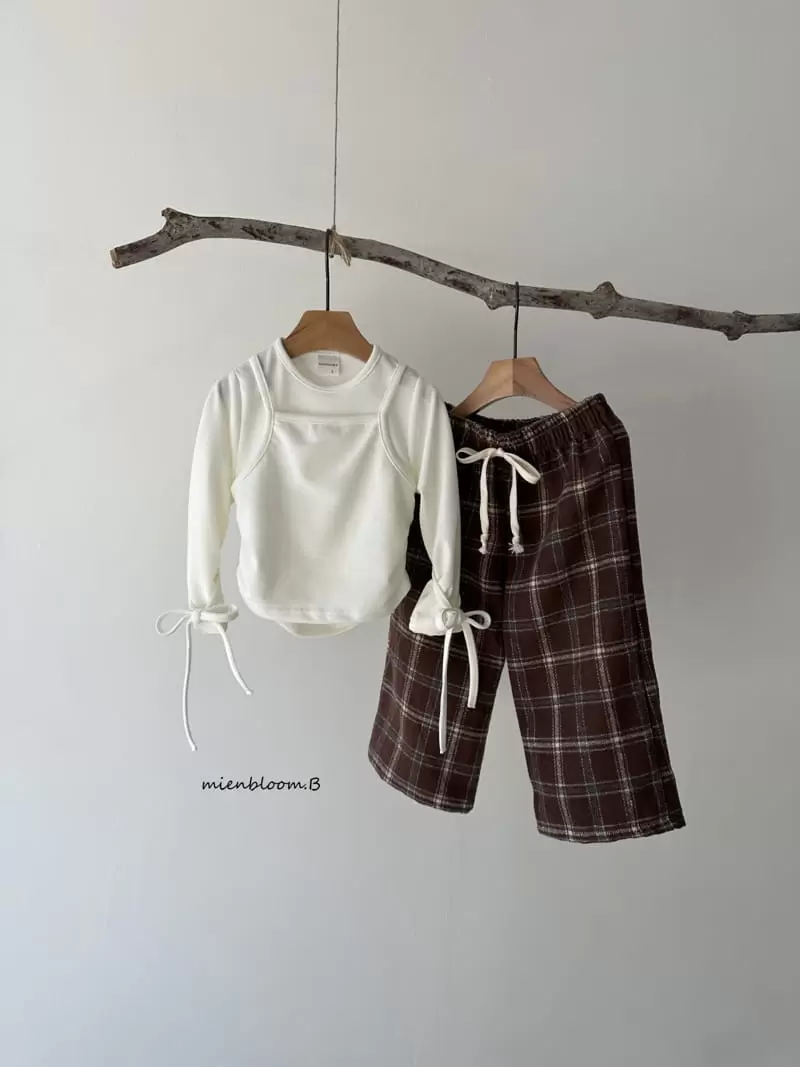 Mienbloom B - Korean Children Fashion - #Kfashion4kids - Mico Check Pants