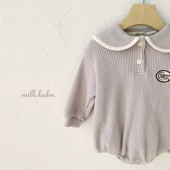 Milk Balm - Korean Baby Fashion - #babyboutiqueclothing - Sailor Waffle Bodysuit - 7