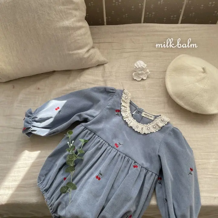 Milk Balm - Korean Baby Fashion - #babyclothing - Cherry Bodysuit