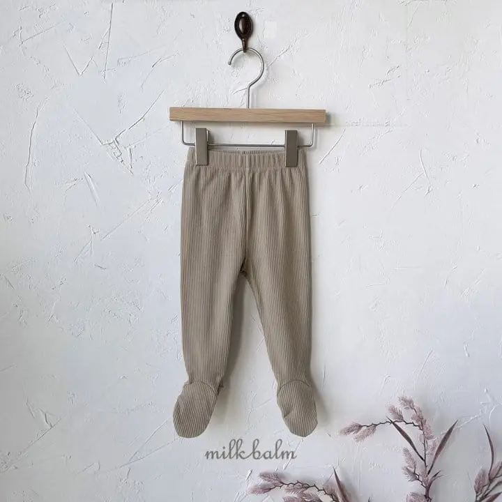 Milk Balm - Korean Baby Fashion - #onlinebabyshop - Bonbon Foot Leggings - 2