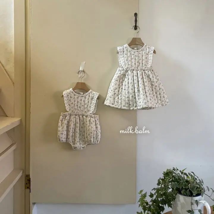 Milk Balm - Korean Children Fashion - #discoveringself - Laina Quilting One-piece - 6