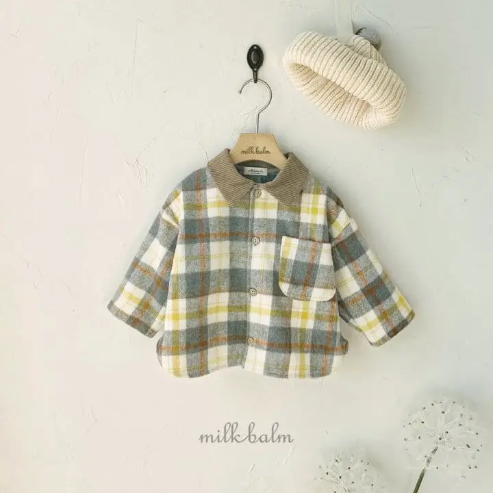 Milk Balm - Korean Children Fashion - #Kfashion4kids - Henry Check Shirt - 4