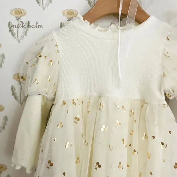 Milk Balm - Korean Children Fashion - #prettylittlegirls - Milk Cherry One-piece - 2