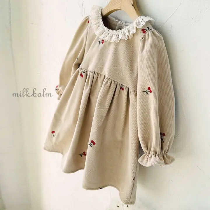 Milk Balm - Korean Children Fashion - #prettylittlegirls - Cherry One-piece - 12