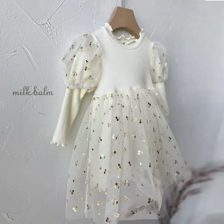 Milk Balm - Korean Children Fashion - #stylishchildhood - Milk Cherry One-piece - 5