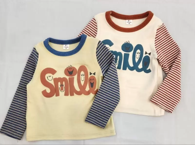 Milk Bebe - Korean Children Fashion - #childrensboutique - Smile Tee