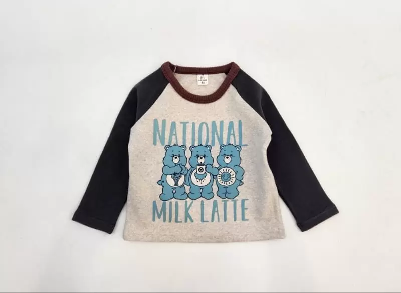 Milk Bebe - Korean Children Fashion - #childofig - Latte Tee - 4