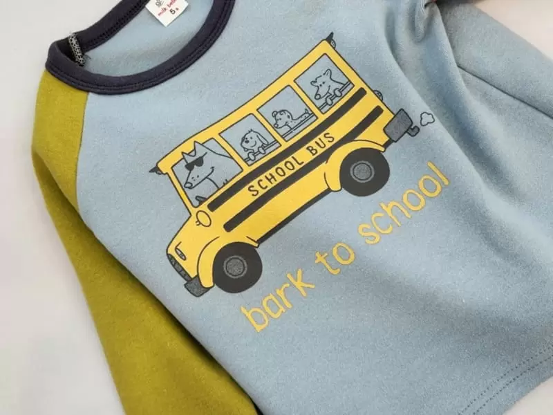 Milk Bebe - Korean Children Fashion - #kidsshorts - School Tee - 6