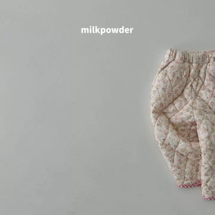 Milk Powder - Korean Children Fashion - #childofig - Bono Quilting Pants - 10