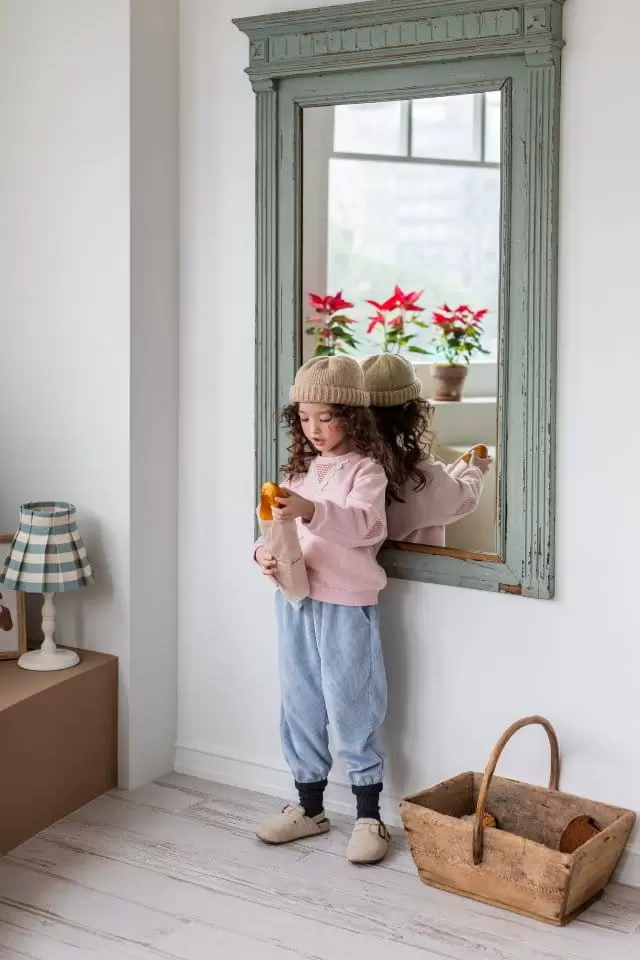 Milk Powder - Korean Children Fashion - #prettylittlegirls - Check Sweatshirt Tee - 4