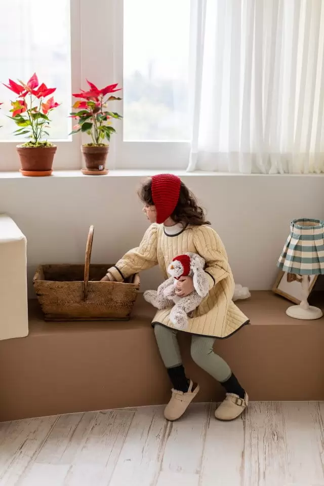 Milk Powder - Korean Children Fashion - #childofig - Pie Quilting One-piece - 2