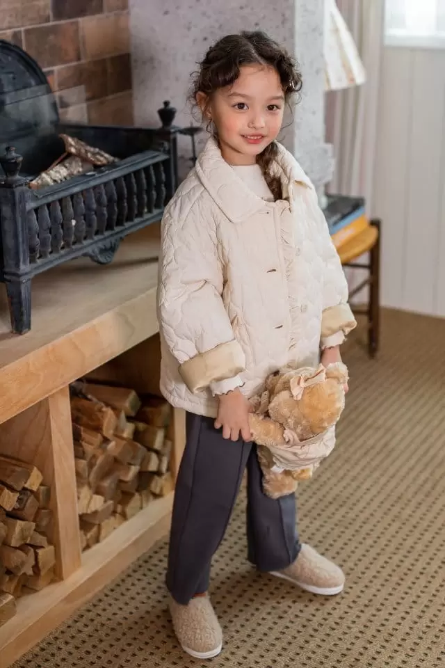 Milk Powder - Korean Children Fashion - #childrensboutique - Scup Padding Jumper