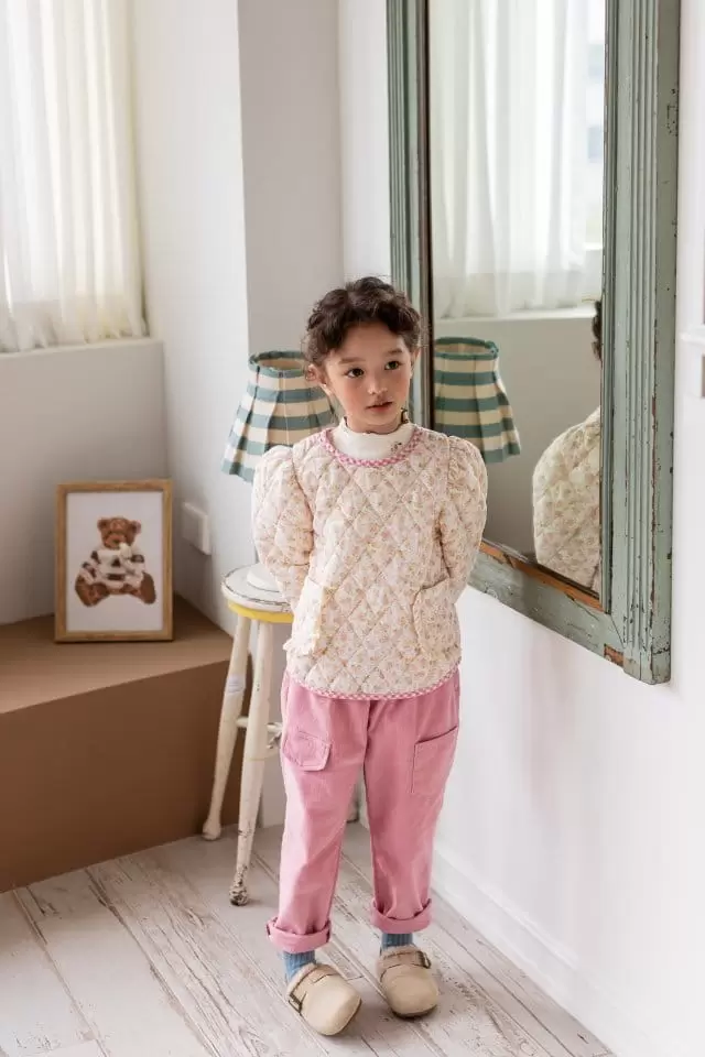 Milk Powder - Korean Children Fashion - #designkidswear - Bono Quilting Blouse - 5