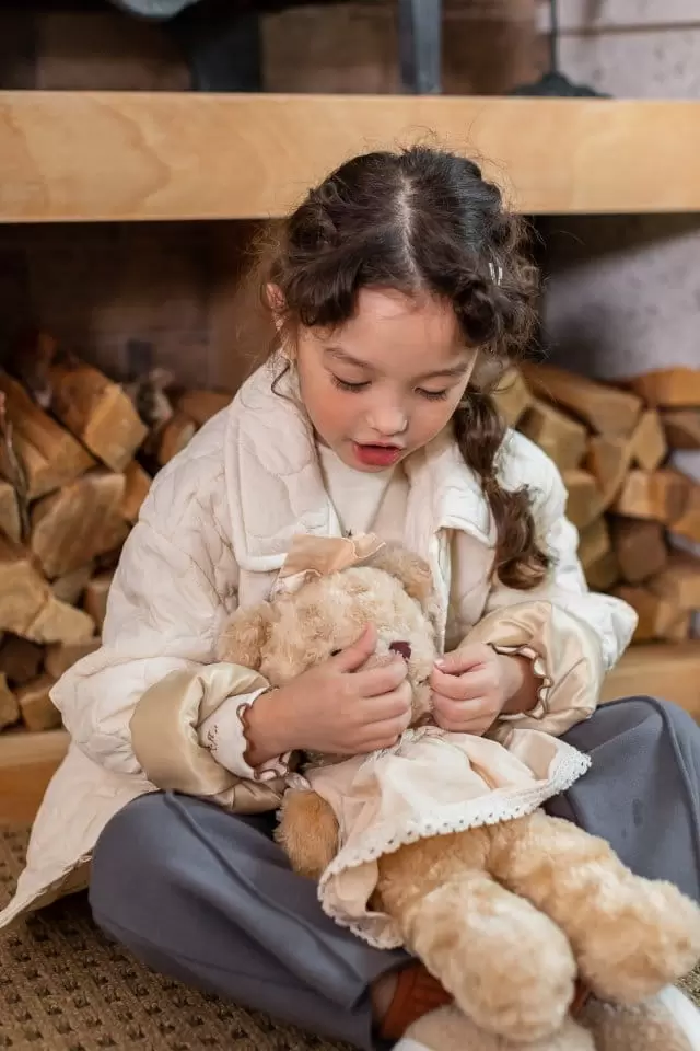 Milk Powder - Korean Children Fashion - #designkidswear - Scup Padding Jumper - 2
