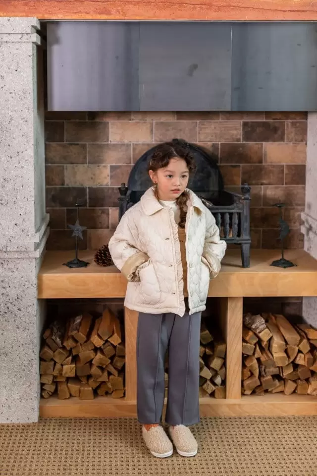 Milk Powder - Korean Children Fashion - #discoveringself - Scup Padding Jumper - 3