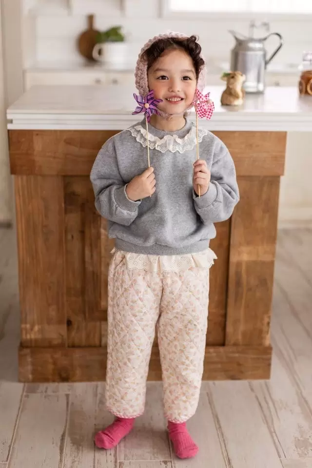 Milk Powder - Korean Children Fashion - #fashionkids - Milk Tea Sweatshirt - 8