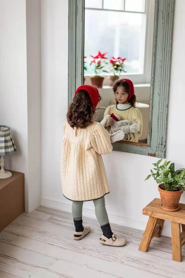 Milk Powder - Korean Children Fashion - #fashionkids - Pie Quilting One-piece - 6