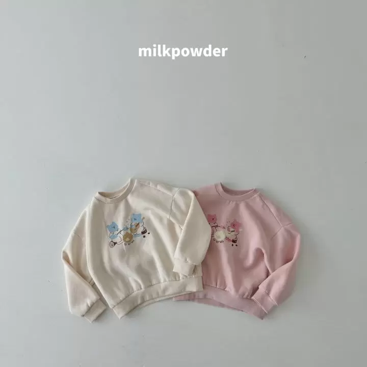 Milk Powder - Korean Children Fashion - #kidsshorts - Camping Sweatshirt - 11