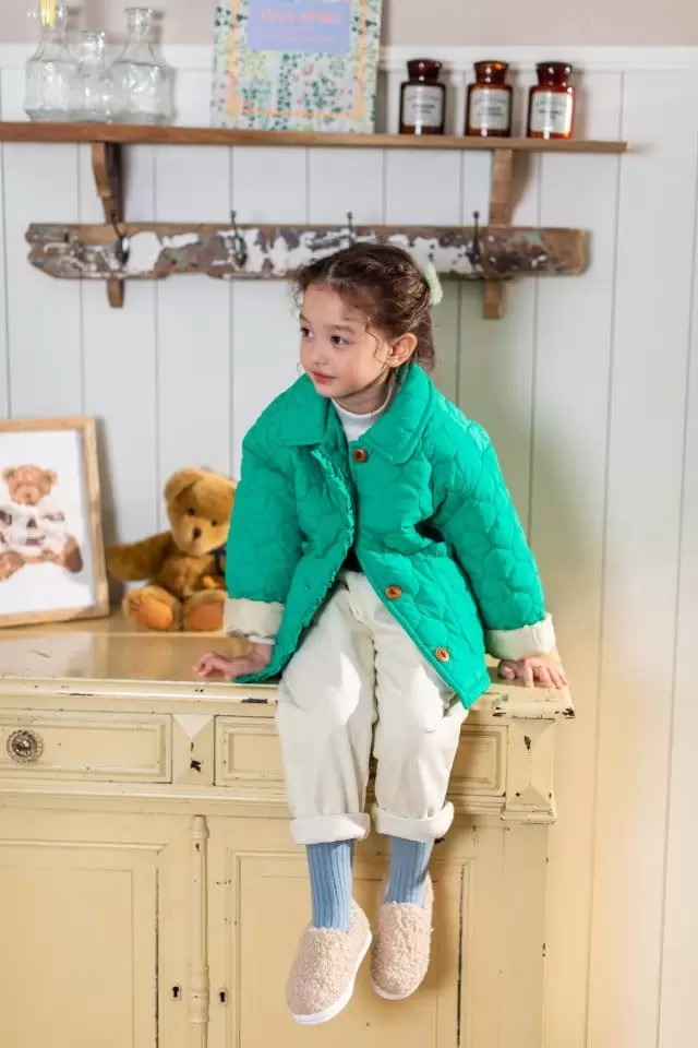 Milk Powder - Korean Children Fashion - #kidzfashiontrend - Scup Padding Jumper - 7
