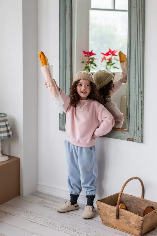 Milk Powder - Korean Children Fashion - #minifashionista - Check Sweatshirt Tee - 2