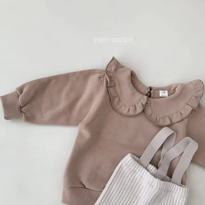 Mimi Market - Korean Baby Fashion - #babyboutique - Frill Collar Tee - 6