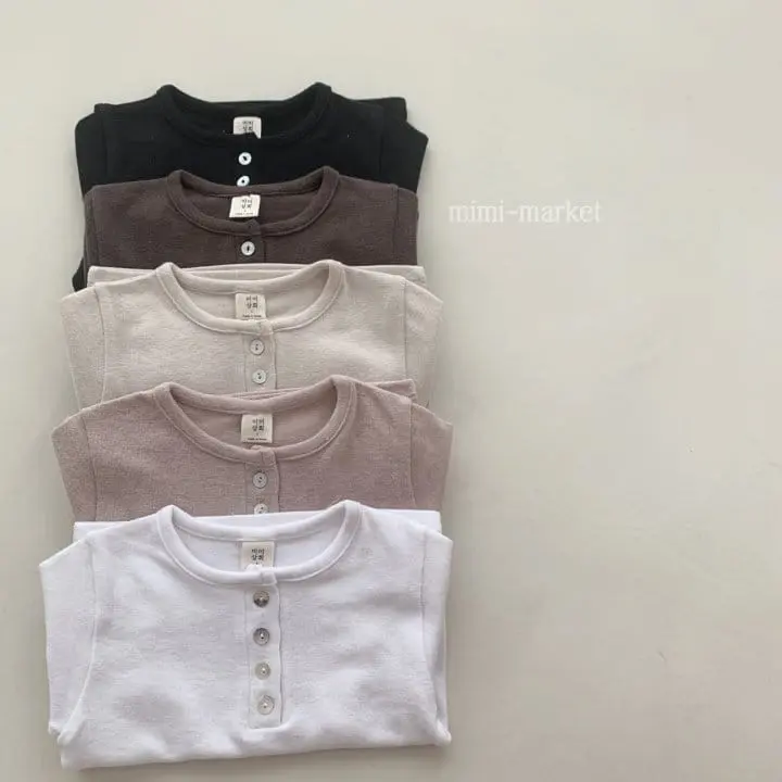 Mimi Market - Korean Baby Fashion - #onlinebabyshop - Button Tee - 9