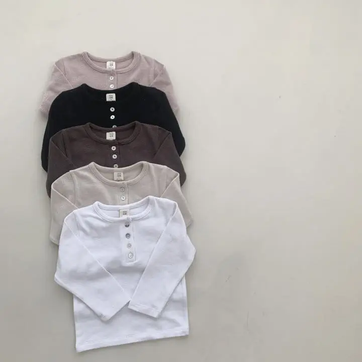 Mimi Market - Korean Baby Fashion - #smilingbaby - Button Tee - 10
