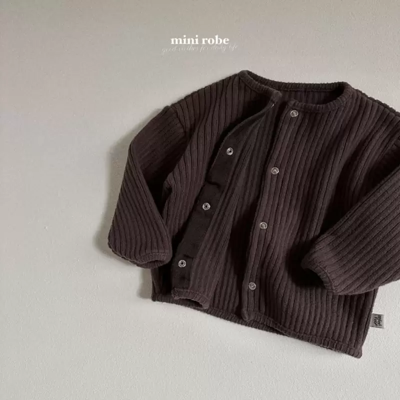 Mini Robe - Korean Baby Fashion - #babyfashion - Jue Rib Cardigan - 7