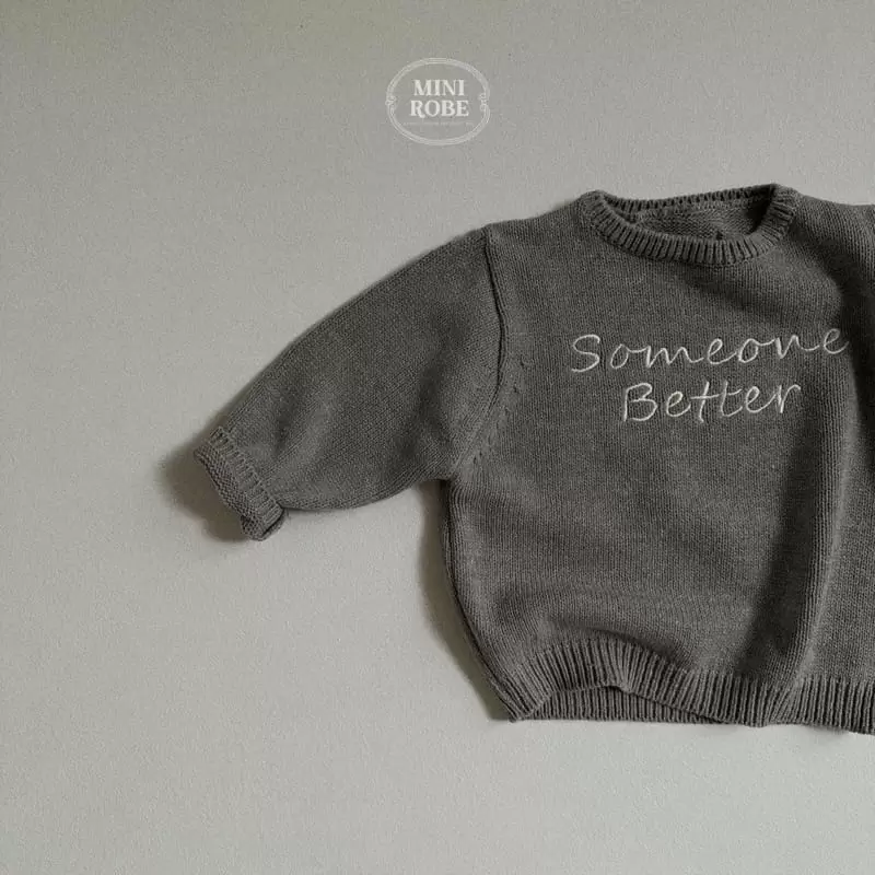 Mini Robe - Korean Baby Fashion - #babyfashion - Some One Round Tee - 7