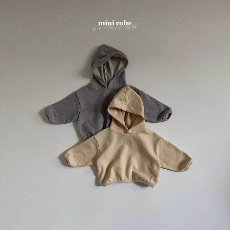 Mini Robe - Korean Baby Fashion - #babyfever - Winter Hoody Tee