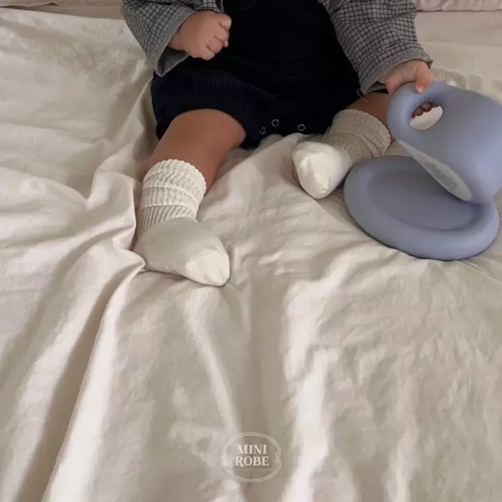 Mini Robe - Korean Baby Fashion - #babyfever - Bebe Rolling Socks - 11