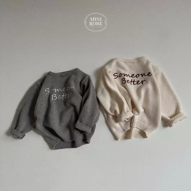 Mini Robe - Korean Baby Fashion - #babygirlfashion - Some One Round Tee - 9