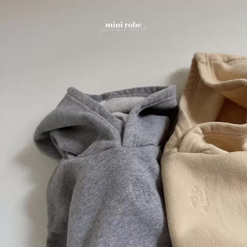 Mini Robe - Korean Baby Fashion - #babylifestyle - Winter Hoody Tee - 4