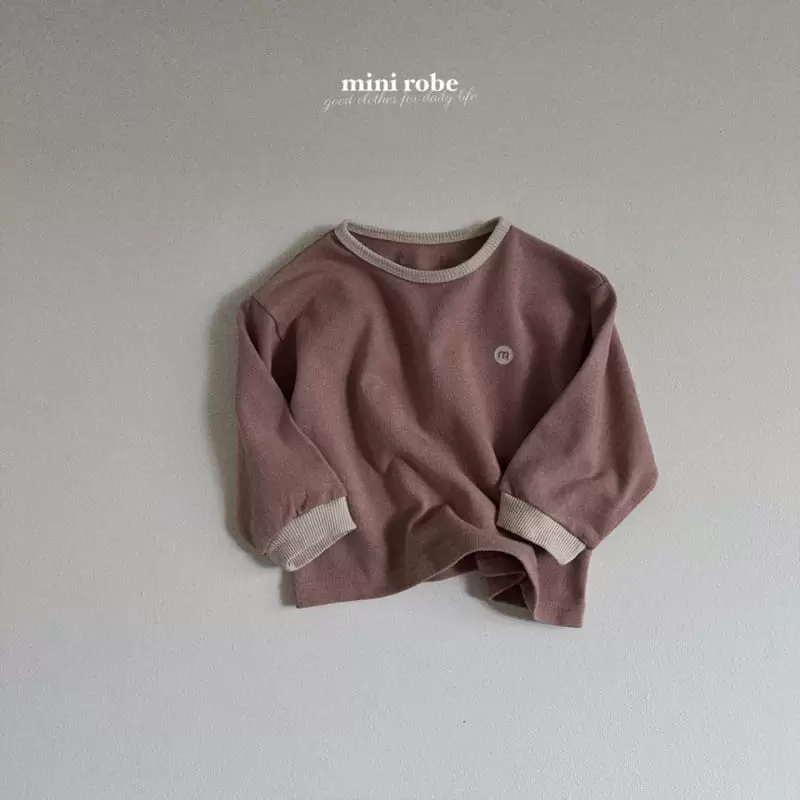 Mini Robe - Korean Baby Fashion - #babyootd - Choco Chip Tee - 8