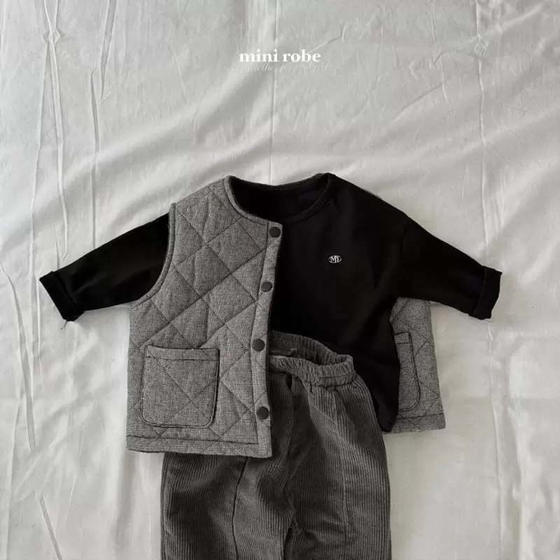 Mini Robe - Korean Baby Fashion - #babyoutfit - Log On Tee - 11