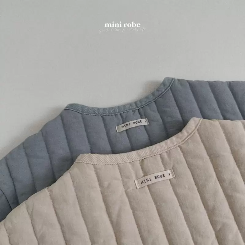 Mini Robe - Korean Baby Fashion - #onlinebabyboutique - Cozy Quilting Jacket - 7