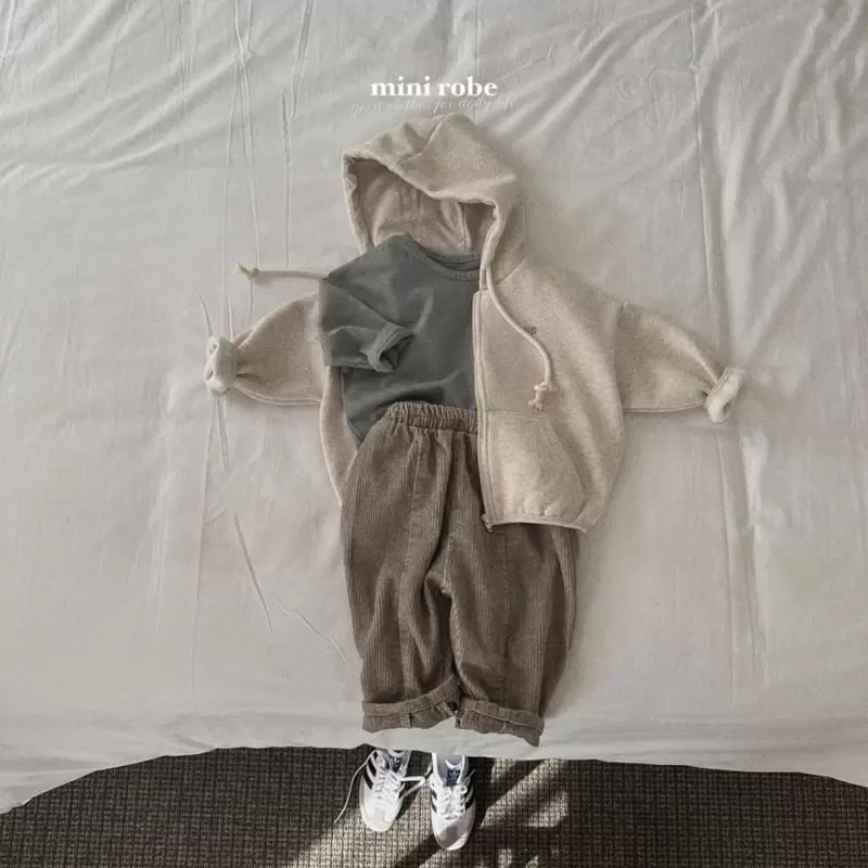 Mini Robe - Korean Baby Fashion - #onlinebabyboutique - Button Hoody Zip-up Jacket - 11