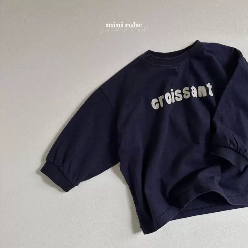 Mini Robe - Korean Baby Fashion - #onlinebabyshop - Croissant Tee - 8