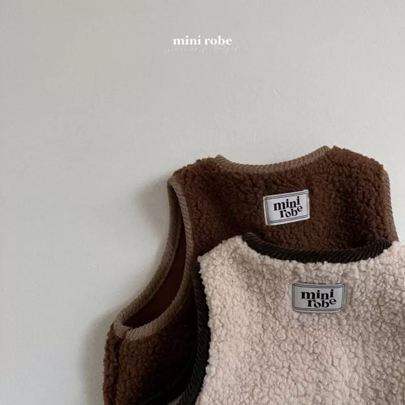 Mini Robe - Korean Baby Fashion - #onlinebabyshop - Bbogle Piping Vest - 5